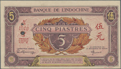 110.570.115: Banknotes – Asia - French Indo-China