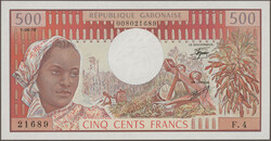 110.550.120: Banknoten - Afrika - Gabun