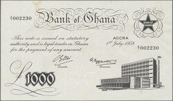 110.550.140: Billets - Afrique - Ghana