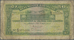 110.570.280: Banknoten - Asien - Libanon
