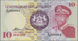 110.550.200: Banknotes – Africa - Lesotho