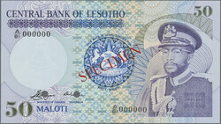 110.550.200: Billets - Afrique - Lesotho