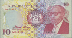 110.550.200: Billets - Afrique - Lesotho