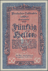 110.250: Banknotes - Liechtenstein