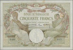 110.550.220: Banknotes – Africa - Madagascar
