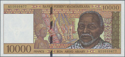 110.550.220: Billets - Afrique - Madagascar