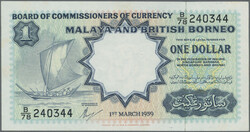 110.570.296: Banknoten - Asien - Malaya & Britisch Borneo