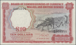 110.570.296: Banknotes – Asia - Malaya & British Borneo