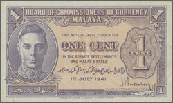 110.570.294: Banknotes – Asia - Malaya