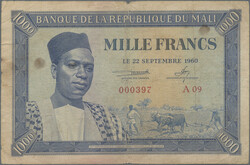 110.550.240: Billets - Afrique - Mali
