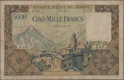 110.550.250: Banknoten - Afrika - Marokko
