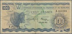 110.550.320: Banknotes – Africa - Rwanda-Burundi