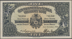 110.580.150: Banknotes – Oceania - Tonga