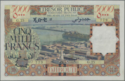 110.550.100: Banknoten - Afrika - Dschibuti