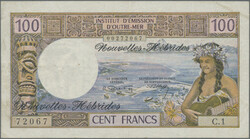 110.580.50: Banknotes – Oceania - New Hebrides