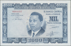 110.550.20: Banknoten - Afrika - Äquatorialguinea