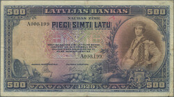 110.240: Banknotes - Latvia