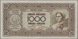 110.220: Banknoten - Jugoslawien