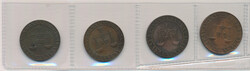 Zanzibar, Sultan Barghash Ibn Sa'ld 1870-1888: 2 x 1 Pysa 1299 AH ...