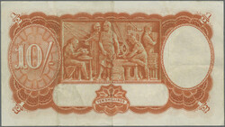 10 Shillings ND (1939), 5 Pounds ND (1954-1959),P. 25 a, 31 a, VF, XF