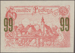 Hadersfeld, 10,20,50 Heller 1.6.1920, Holzscheine, Innsbruck, ...