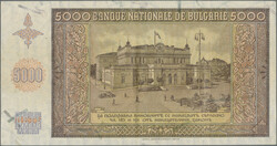 14.05.2025: Lot withdrawn!5000 Leva 1942, P. 62a, XF+