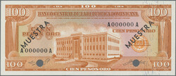 Banco Central de la República Dominicana, pair with 100 and 500 ...