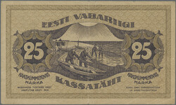 25 Marka 1919, 500 Marka 1920, 50 Marka 1919, P. 47 b, 49 a, 55 b, XF ...