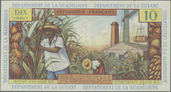 Institut d'Émission des Départements d'Outre-Mer, 10 Francs ...