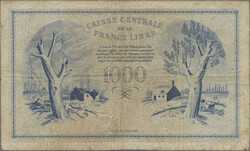14.05.2025: Lot withdrawn!1000 Francs 2.12.1941, P. 14a, multiple ...
