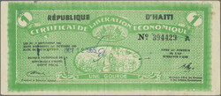 Banque Nationale de la République d'Haïti – Certificate de ...