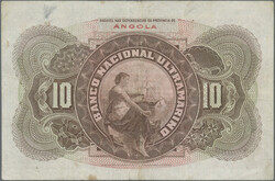 14.05.2025: Lot withdrawn!10 Escudos 1.1.1921, P. 58, stains, F