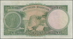 1 Pound 10.9.1955, P. 17, VF, flattened