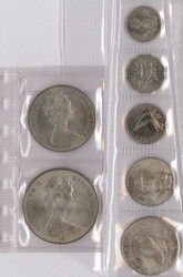 Loser sieben-Münzen-Set 1969, 5c bis 5$. (T)Automatically generated ...
