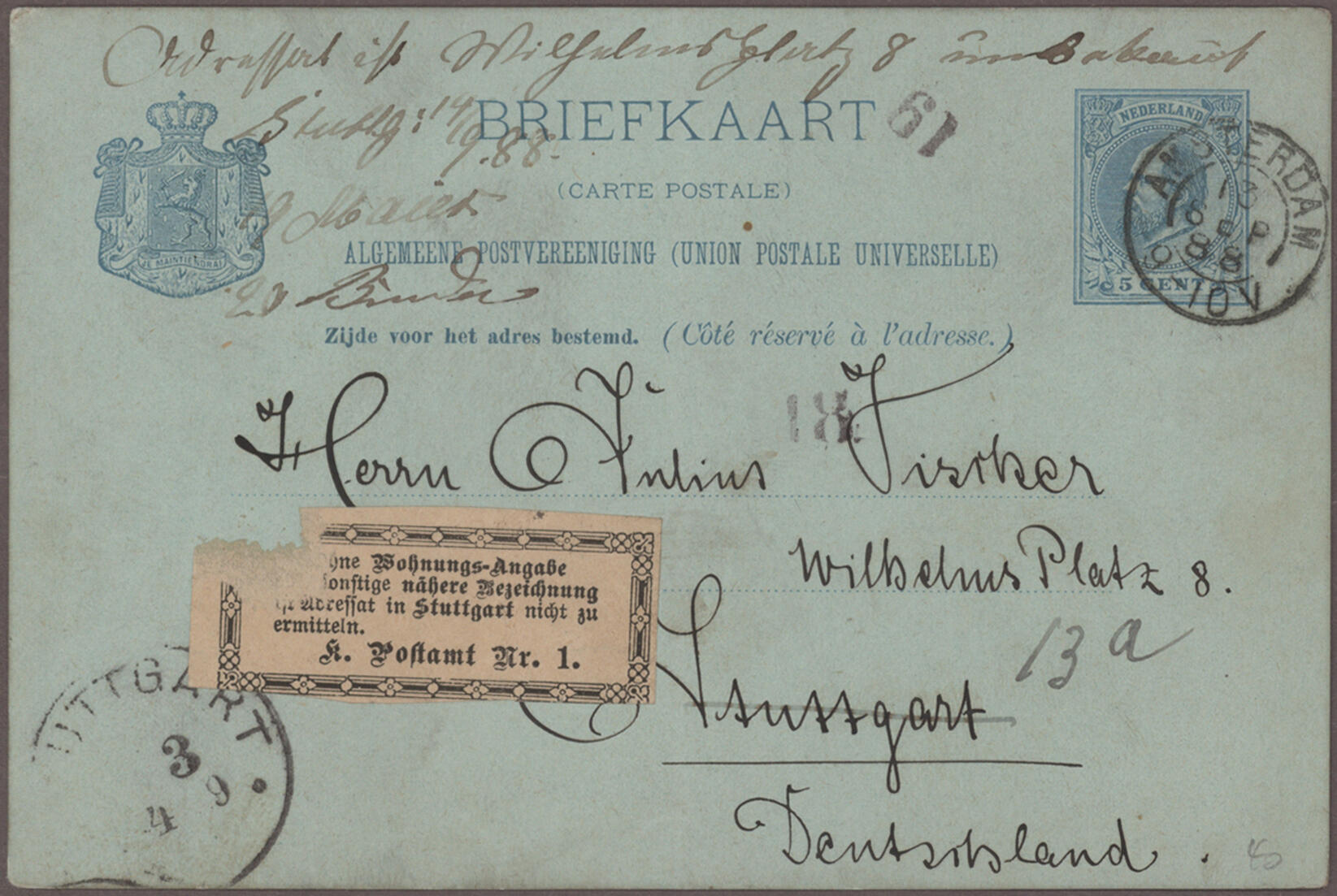 1870/1958, Posten mit ca. 130 Briefen, Karten und Ganzsachen von ...