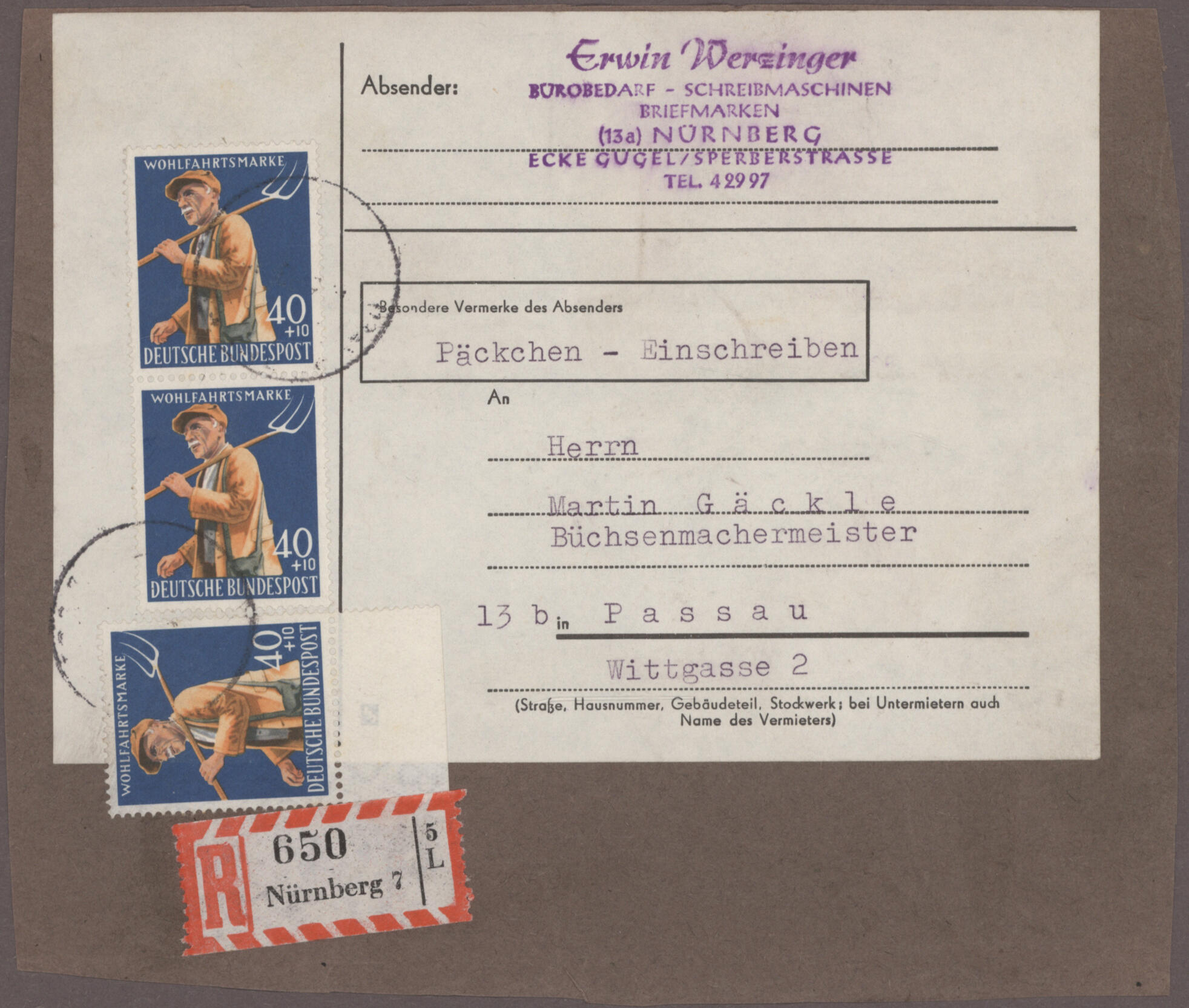 1920/2005 (ca.), interessanter Bestand an Briefen verschiedener ...