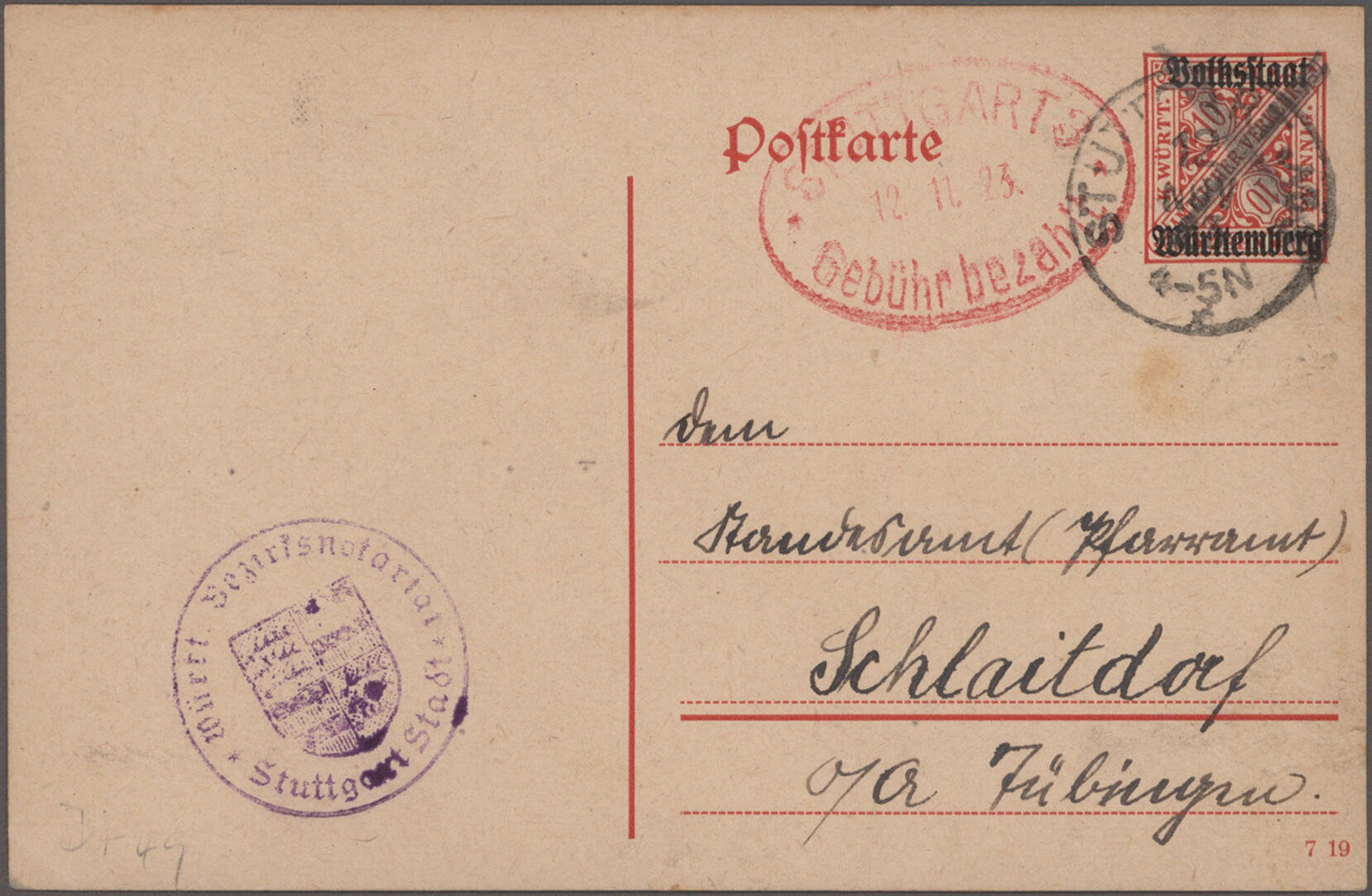 Image 1 for lot number 11512 for Christoph Gärtner 63rd Auction