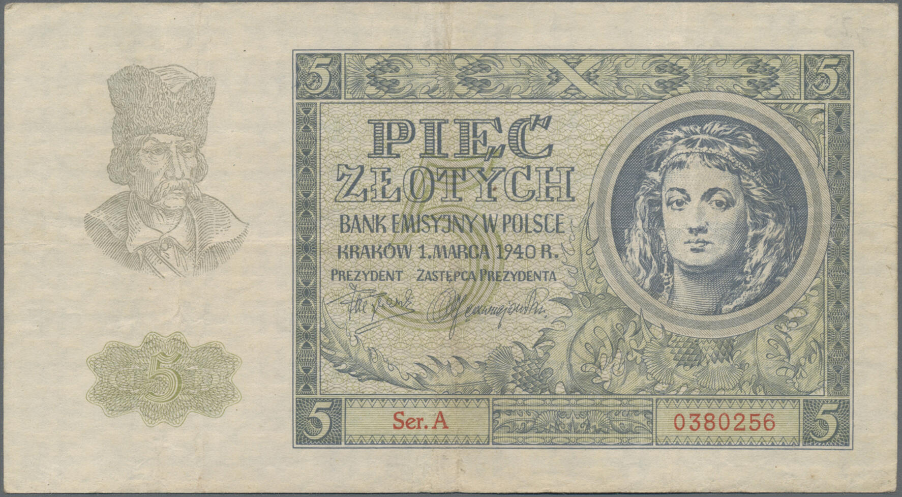 small lot of 37 notes, including issues of Bank Emisyjny w Polsce and ...