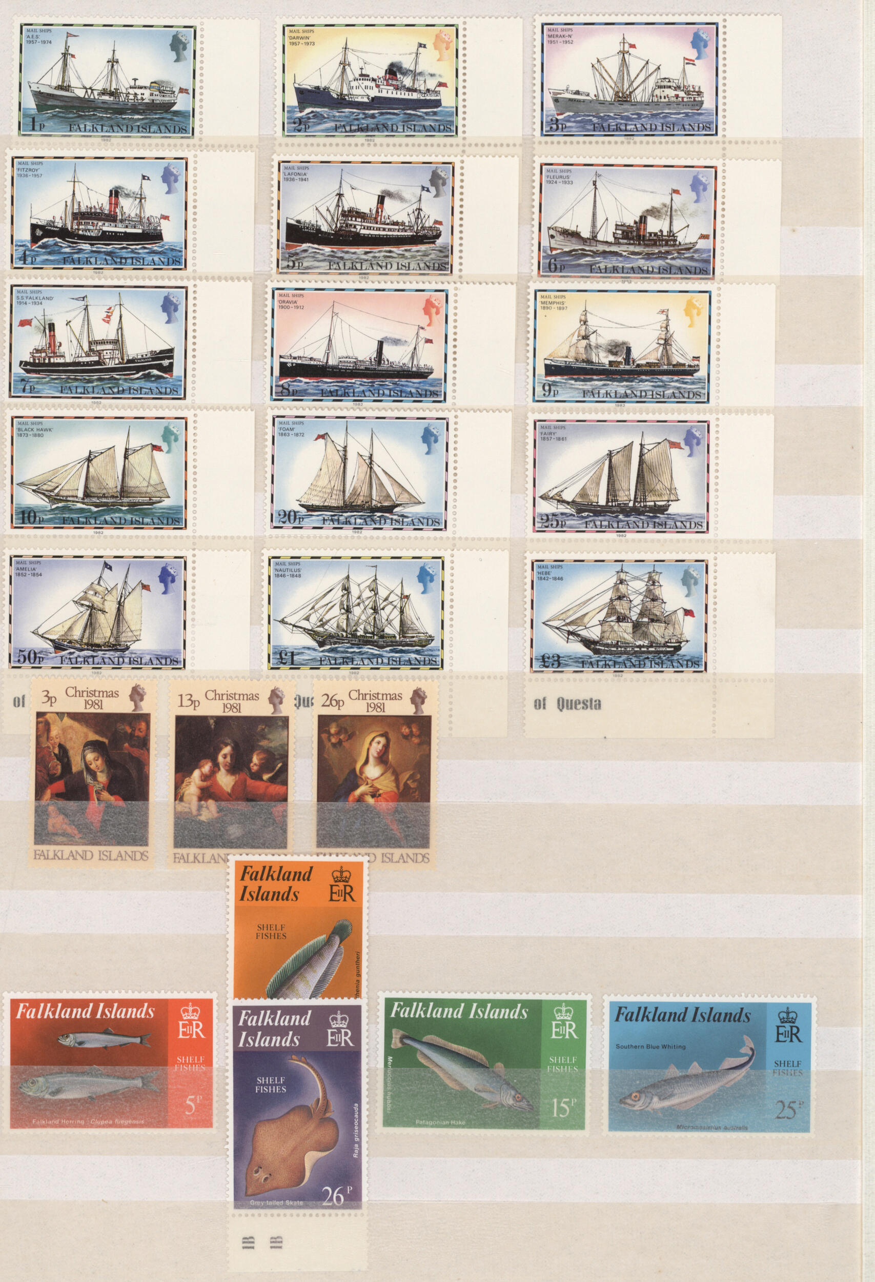 1955/2020, Falklands+Dependencies, a decent collection in six ...