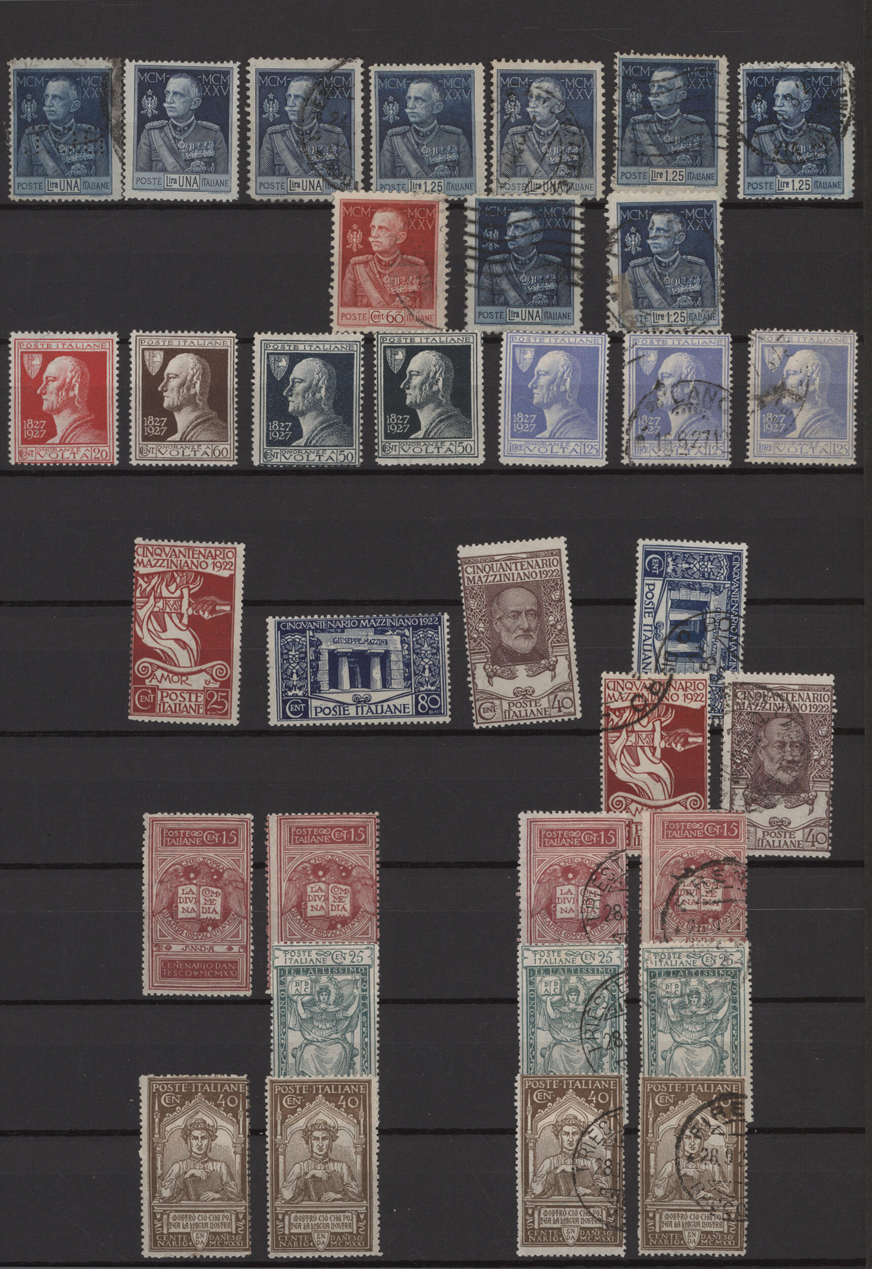 1855/1960 (ca.), comprehensive used and unused balance in a stockbook ...