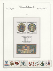 1989/1999, collection on pages, Czechoslovakia part mixed, Czech ...