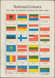 1951, Anti-Bolshevik Bloc of Nations, lot of 13 GB entires bearing ...