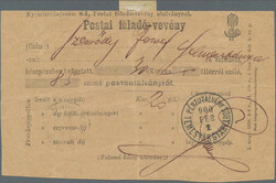 1850/1950 (ca.), balance of apprx. 800 used postal forms (receipts, ...