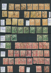 1871/1943 (ca.), used collection on old Hungarian text-form pages ...
