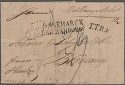 1828/1945 (ca.), schöner Bestand von 36 Briefen, Karten und ...