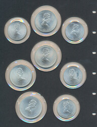 Olympische Spiele Montreal 1976: 14 x 5 Dollars sowie 14 x 10 Dollars ...