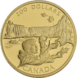 Elizabeth II. 1952-2022: 200 Dollars 1992, Niagara Fälle. KM# 230. ...