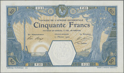 110.550.117: Banknotes – Africa - French West Africa