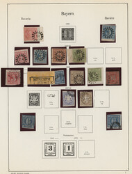 1849/1967 (ca.), interessanter Bestand in 7 Alben beginnend mit etwas ...