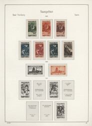 1920/1959, gestempelte und postfrische/ungebrauchte Sammlung in vier ...